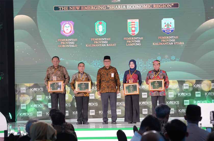 Ekonomi Syariah Lampung Melaju, Tiga Penghargaan Nasional Diraih Sekaligus
