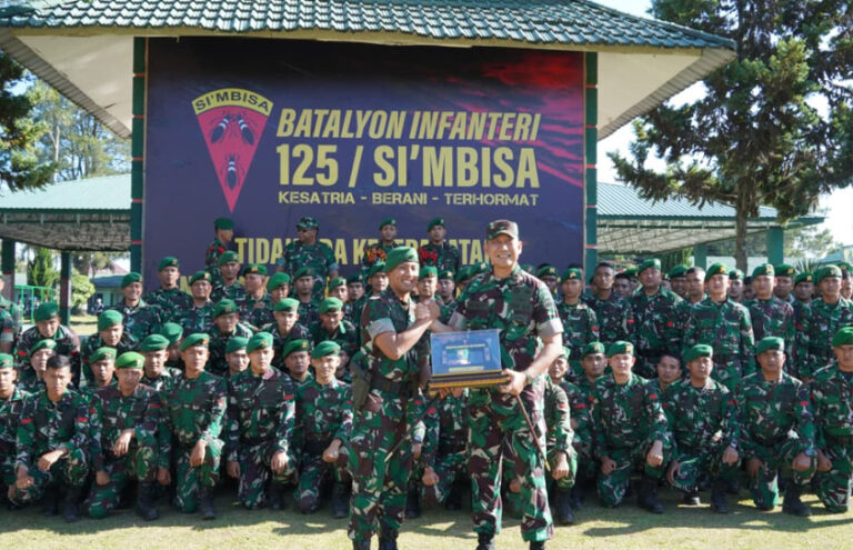 Pangdam I/BB Mayjen TNI Hendy Antariksa Kunjungi Kunjungi Yonif 125/SMB, Tekankan Hal Ini Kepada Seluruh Prajurit