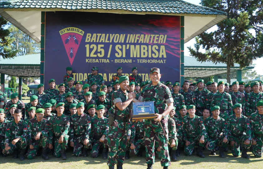 Pangdam I/BB Mayjen TNI Hendy Antariksa Kunjungi Kunjungi Yonif 125/SMB, Tekankan Hal Ini Kepada Seluruh Prajurit
